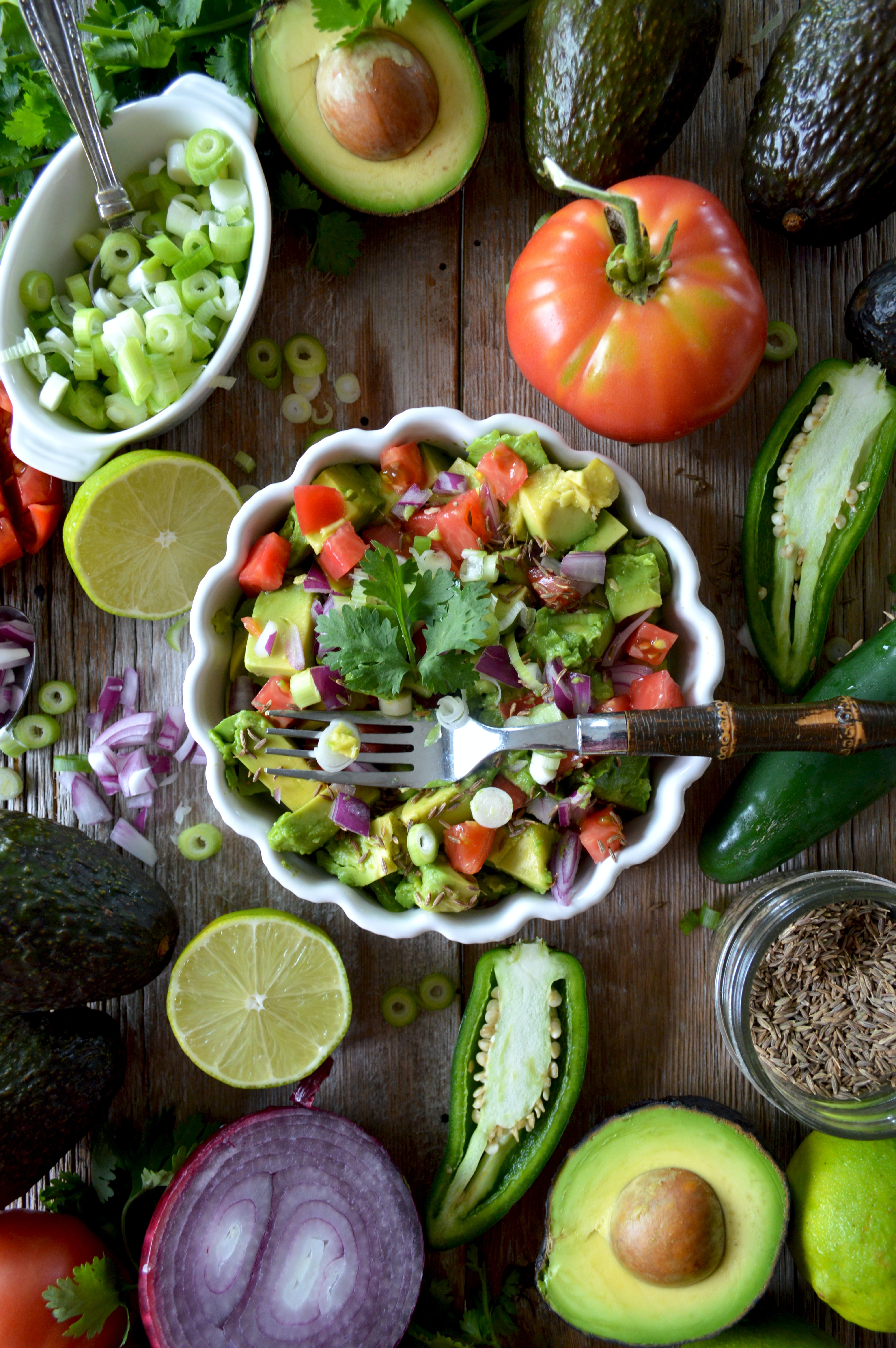 Guacamole in a bowl