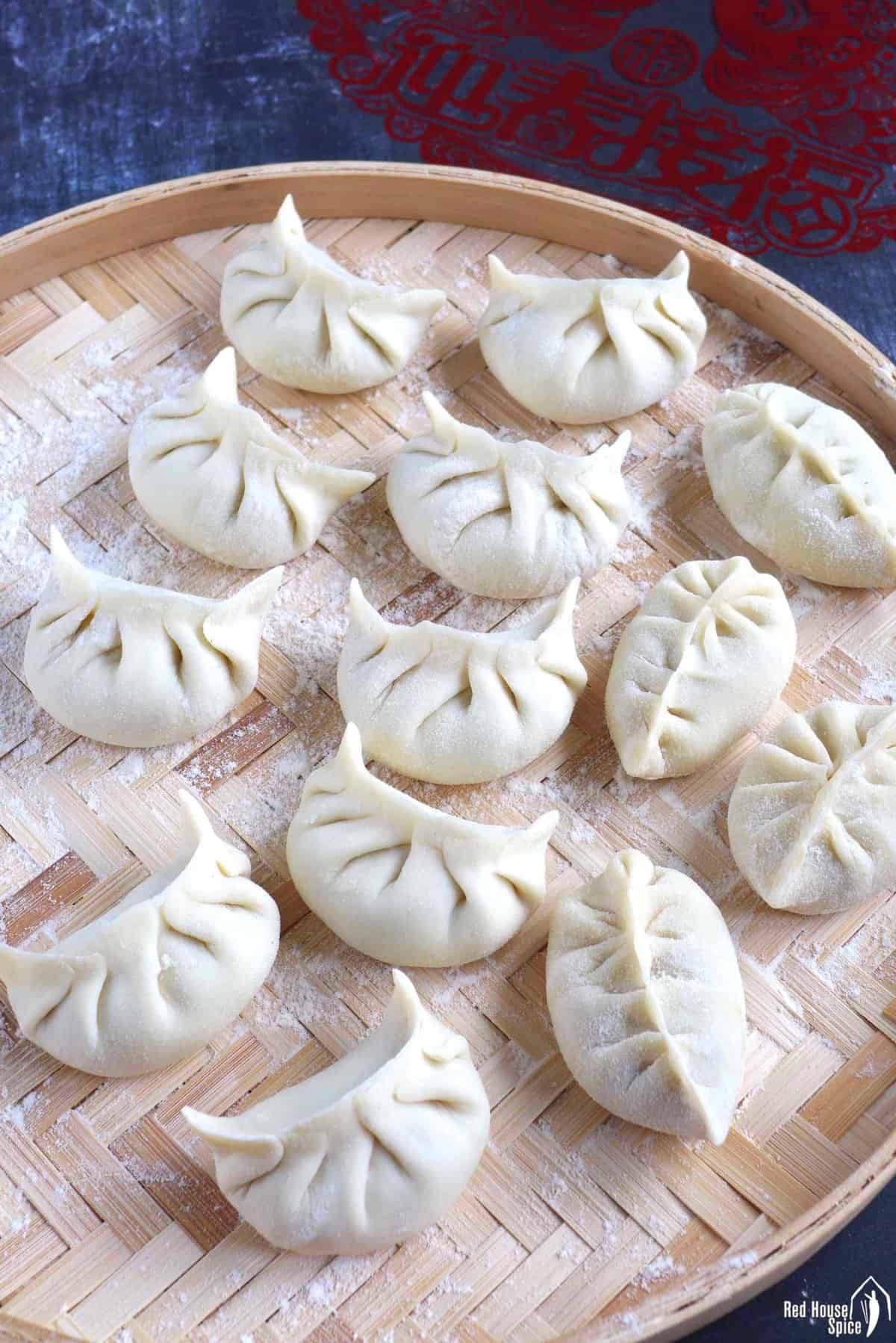 Steamed jiaozi